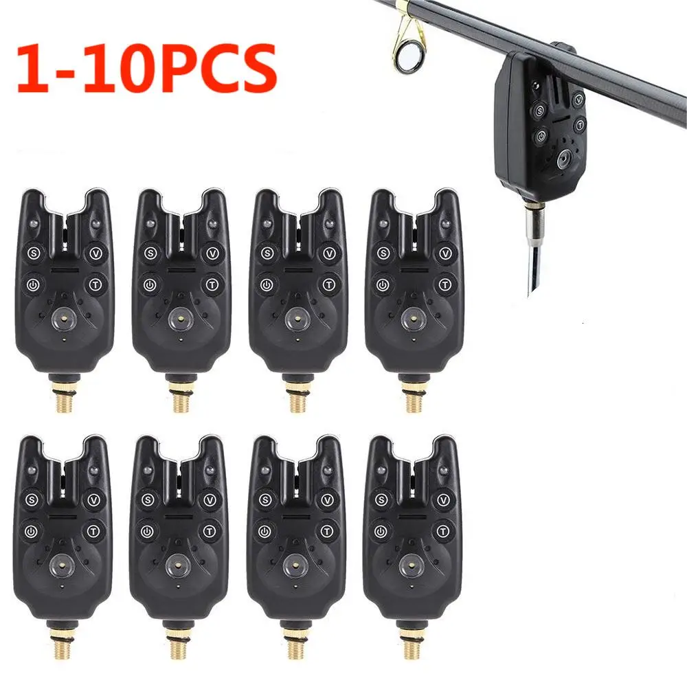 1-10Pcs Fishing Bite Alarm Set Adjustable Volume Sensitivity Sound Fish Bite Alarm LED Indicator Waterproof Fishing Swinger
1-10Pcs Fishing Bite Alarm Set Adjustable Volume Sensitivity Sound Fish Bite Alarm LED Indicator Waterproof Fishing Swinger