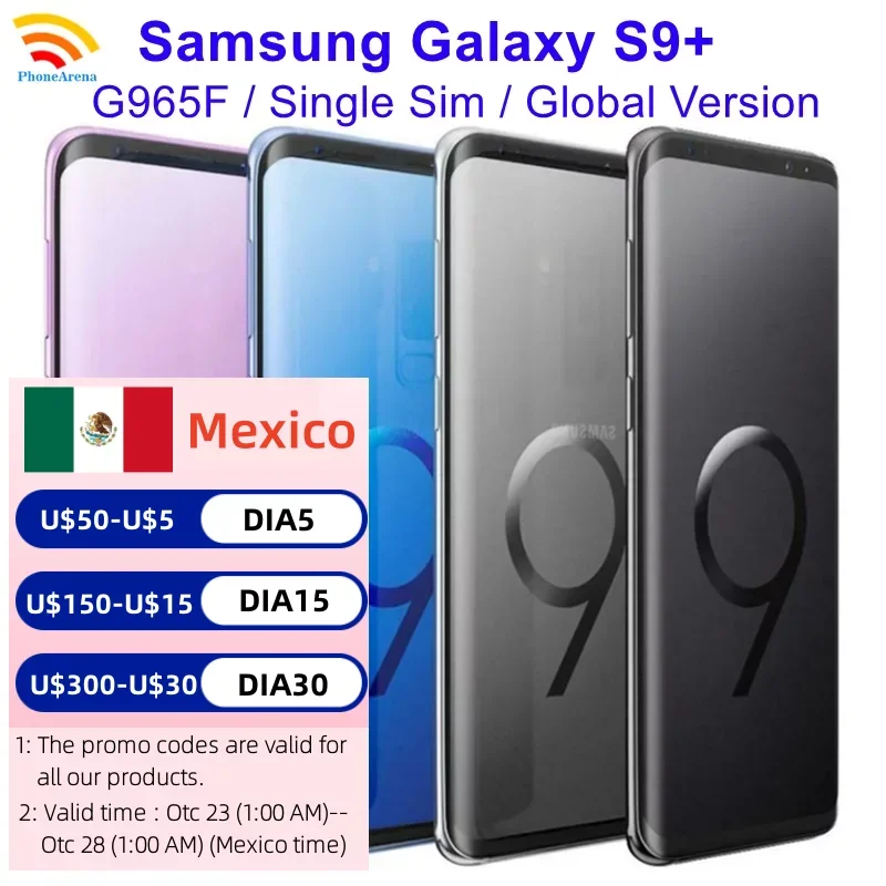 Samsung Galaxy S9 + S9 Plus G965F оригинальный телефон, телефон с диагональю экрана 6,2 дюйма, ОЗУ 6 Гб ПЗУ 64/128/256 ГБ Exynos 9810, телефон с Android 4G LTE
Samsung Galaxy S9 + S9 Plus G965F оригинальный телефон, телефон с диагональю экрана 6,2 дюйма, ОЗУ 6 Гб ПЗУ 64/128/256 ГБ Exynos 9810, телефон с Android 4G LTE
