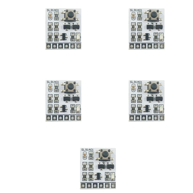 5Pcs DC 2-18V 2A Bistable Self-Locking Switch Module Button Trigger Key For LED Controller Relay Touch Electronic Board
5Pcs DC 2-18V 2A Bistable Self-Locking Switch Module Button Trigger Key For LED Controller Relay Touch Electronic Board