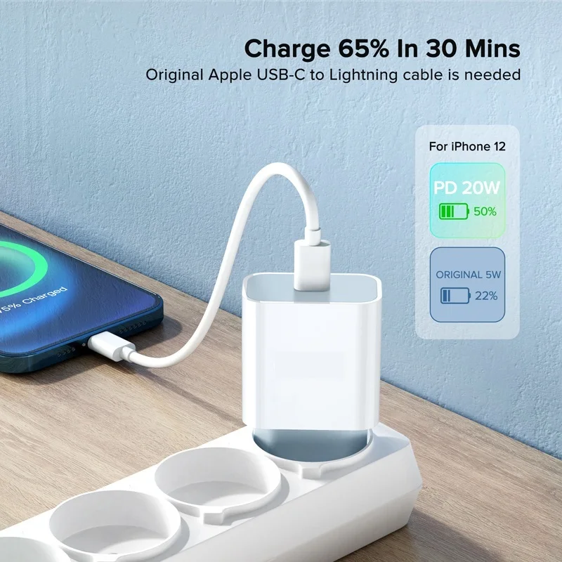 Сетевое зарядное устройство PD с поддержкой быстрой зарядки, 4,0, 3,0, USB Type-C, QC, 20 Вт
Сетевое зарядное устройство PD с поддержкой быстрой зарядки, 4,0, 3,0, USB Type-C, QC, 20 Вт