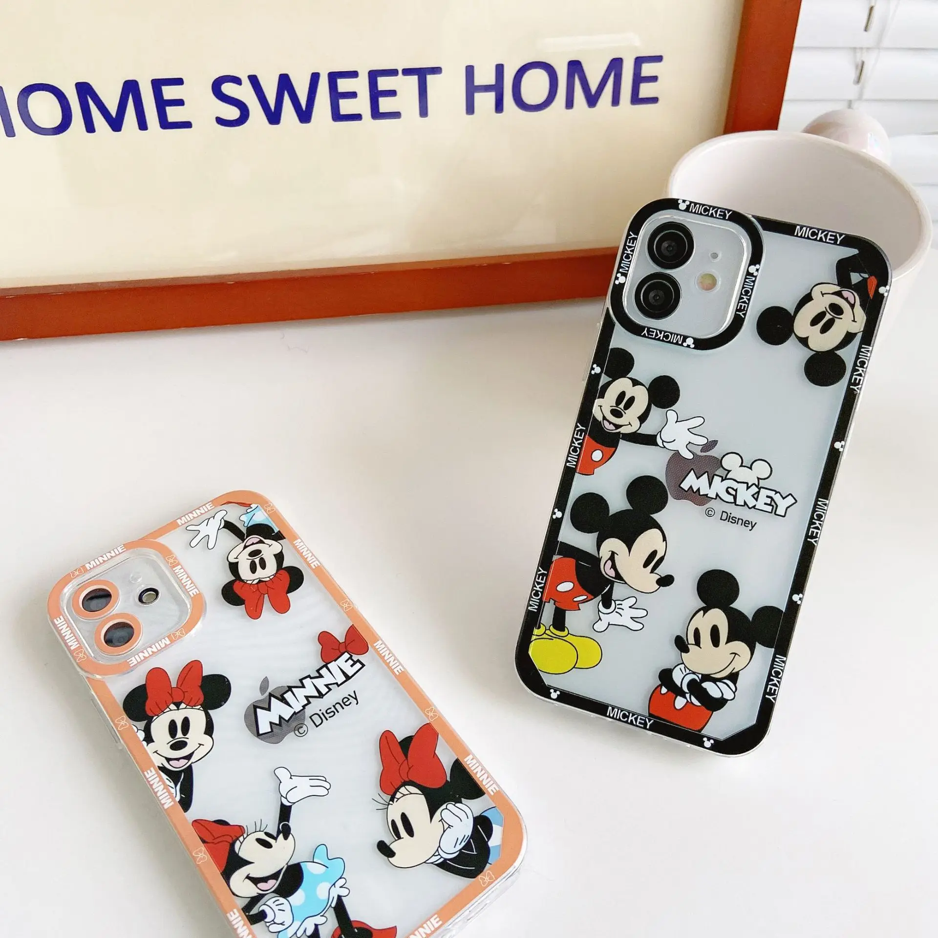 Disney Cute Mickey and Minnie Angel Eyes Couples Clear TPU Phone Case For iPhone XR Xs Max 7 8Plus 11 12 13 13 Pro Max Case
Disney Cute Mickey and Minnie Angel Eyes Couples Clear TPU Phone Case For iPhone XR Xs Max 7 8Plus 11 12 13 13 Pro Max Case