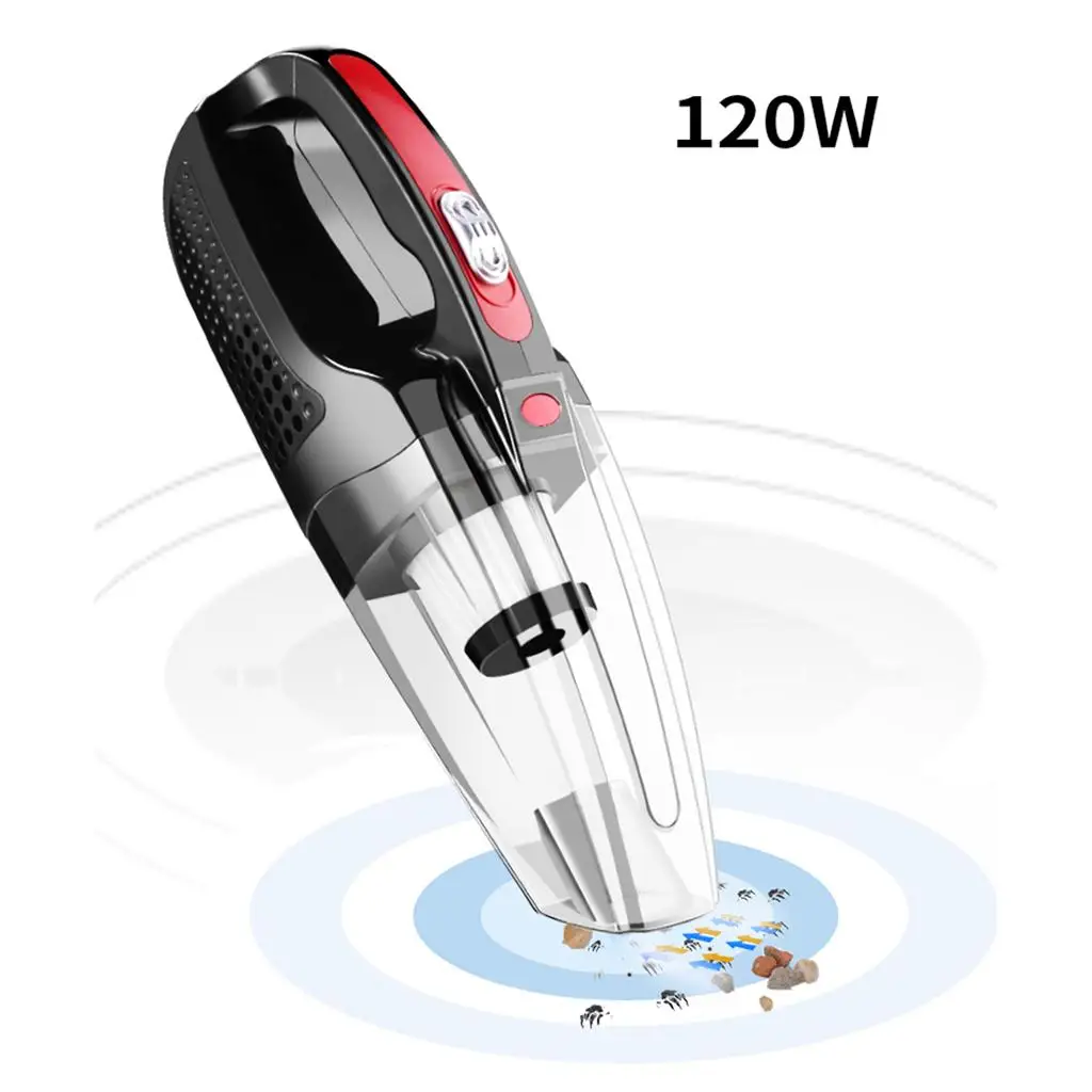 120W Car Vacuum Cleaner Portable Wireless Handheld Wet & Dry 4000Pa Suction Mini Vacuum Cleaner For Car Home Pet Hair Office
120W Car Vacuum Cleaner Portable Wireless Handheld Wet & Dry 4000Pa Suction Mini Vacuum Cleaner For Car Home Pet Hair Office