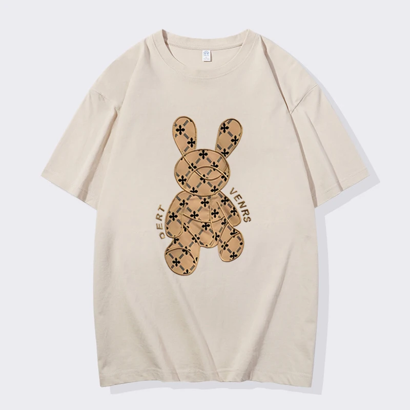 For Men Summer Cotton Kawaii Funny Print Cartoon Bunny Logo T-Shirt Fashion Versatile Short Sleeves
For Men Summer Cotton Kawaii Funny Print Cartoon Bunny Logo T-Shirt Fashion Versatile Short Sleeves