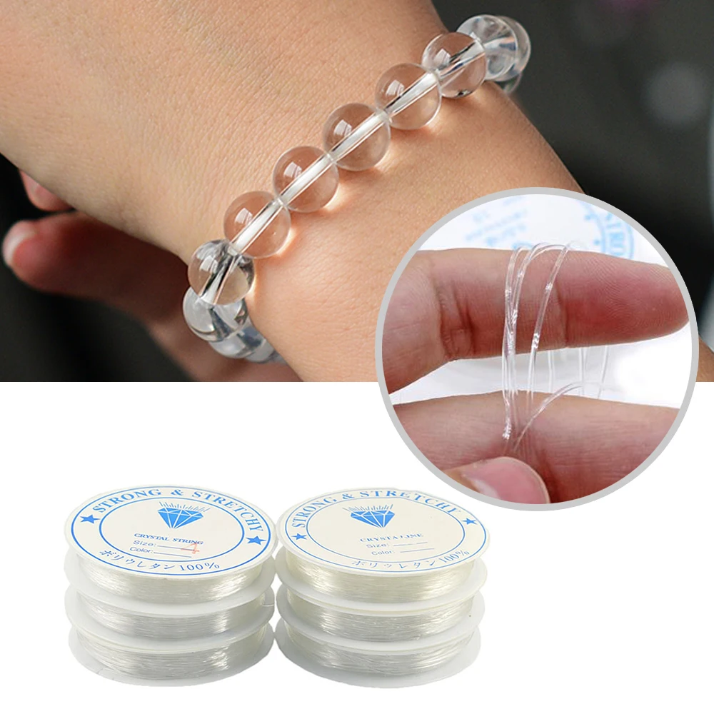 Elastic Stretchy Beading Thread Cord Bracelet String For Jewelry Making 1mm
Elastic Stretchy Beading Thread Cord Bracelet String For Jewelry Making 1mm