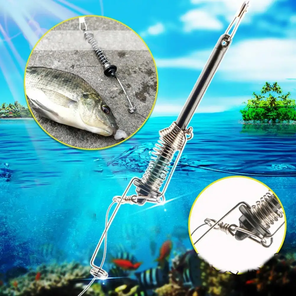 Spring Fish Hook Mini Automatic Spring Fishing Hook Trigger Corrosion Resistant Easy to Use Bait Catch Hook
Spring Fish Hook Mini Automatic Spring Fishing Hook Trigger Corrosion Resistant Easy to Use Bait Catch Hook
