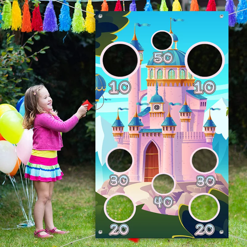 Disney Princess Castle Bean Bag Toss Game Birthday Party Supplies Pink Hanging Toss Game Banner Background Girls Home Decoration
Disney Princess Castle Bean Bag Toss Game Birthday Party Supplies Pink Hanging Toss Game Banner Background Girls Home Decoration