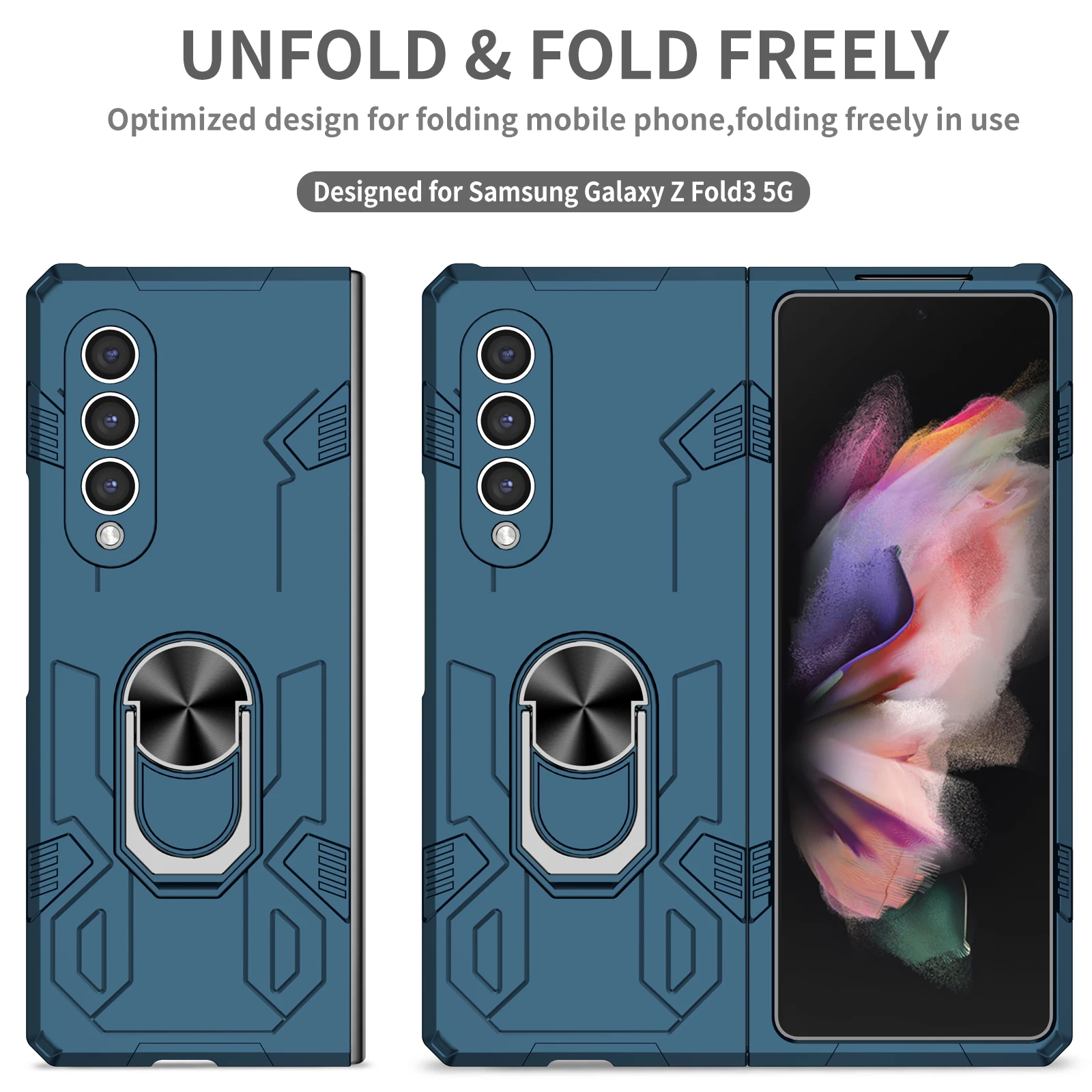 Противоударный складной чехол с кольцом-держателем для Samsung Galaxy Z Fold 3 Fold2 Fold3 Fold 2 5G защита от падения Чехол для мобильного телефона
Противоударный складной чехол с кольцом-держателем для Samsung Galaxy Z Fold 3 Fold2 Fold3 Fold 2 5G защита от падения Чехол для мобильного телефона