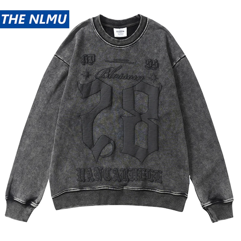 Hip Hop Vintage Sweatshirt Streetwear Pullover 2022 Men Letter Printed O-neck Sweat Shirt Harajuku Cotton Casual Pullover Tops
Hip Hop Vintage Sweatshirt Streetwear Pullover 2022 Men Letter Printed O-neck Sweat Shirt Harajuku Cotton Casual Pullover Tops