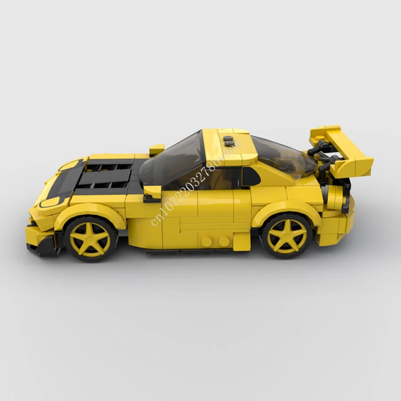 

267 шт. конструктор MOC Speed Champion FR Drive, модель спортивного автомобиля, строительные блоки, кирпичи, творческая сборка, детские игрушки, подарки
