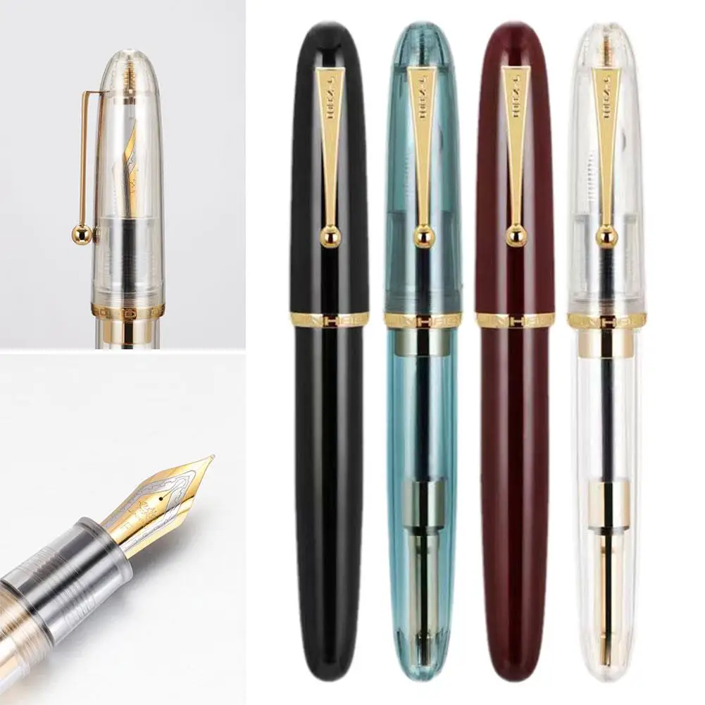 Jinhao 9019 Fountain Pen Resin Practice Calligraphy EF/F/M Gift Bag Stationery Office Nib Business Replaceable Ink Pen Supp Z2P3
Jinhao 9019 Fountain Pen Resin Practice Calligraphy EF/F/M Gift Bag Stationery Office Nib Business Replaceable Ink Pen Supp Z2P3