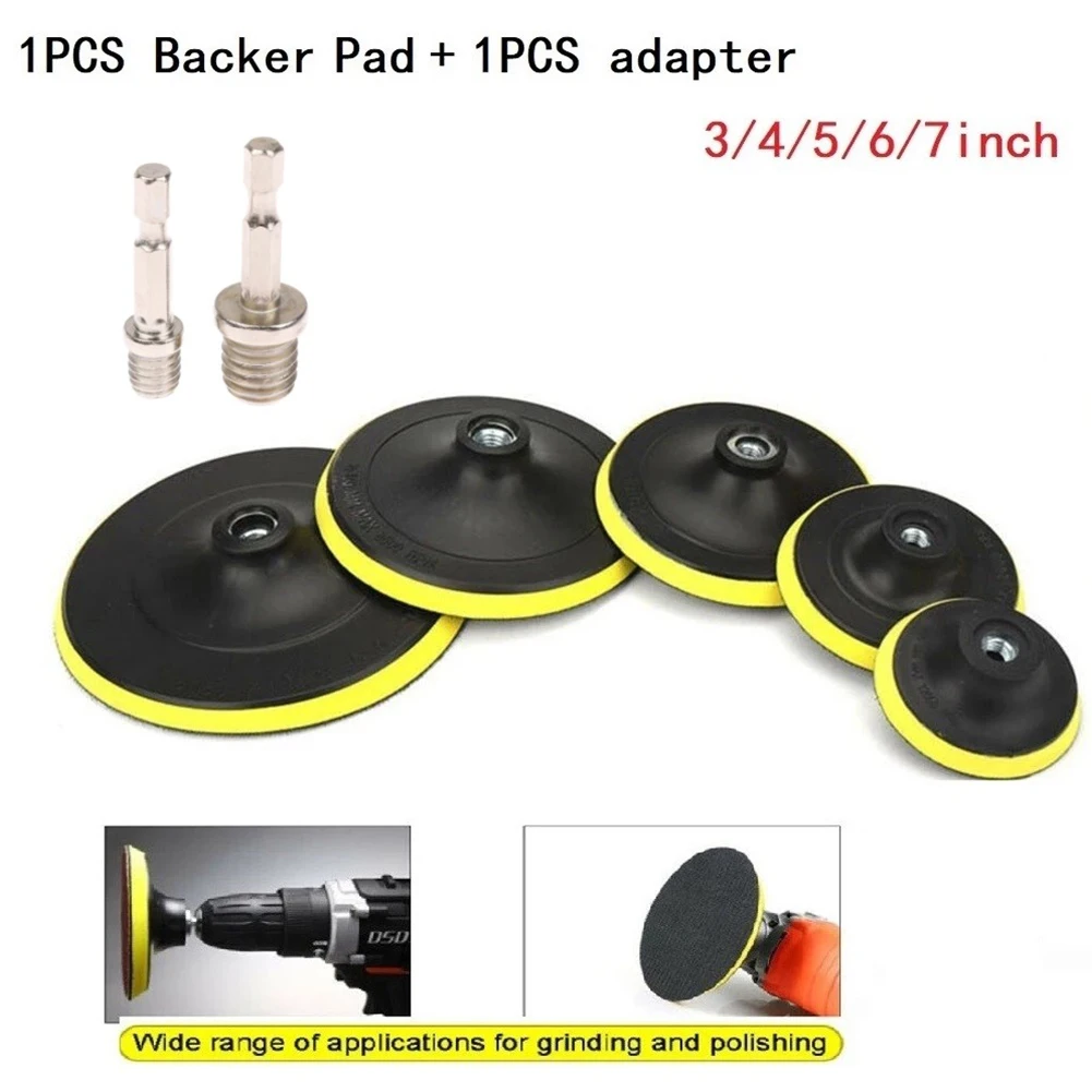 3-7 Inch Self-Adhesive Backing Pad Polishing Plate With 10/14mm Thread Adapter Car Cosmetic Polishing Pad Cleaning Accessories
3-7 Inch Self-Adhesive Backing Pad Polishing Plate With 10/14mm Thread Adapter Car Cosmetic Polishing Pad Cleaning Accessories