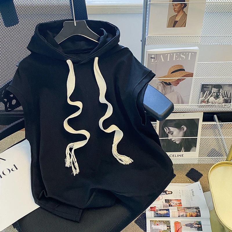 Y2k Kpop Hoodies Women Hooded Sleeveless Sweatshirt Streetwear Goth Vintage Korean Fashion Harajuku Top Woman Clothes
Y2k Kpop Hoodies Women Hooded Sleeveless Sweatshirt Streetwear Goth Vintage Korean Fashion Harajuku Top Woman Clothes