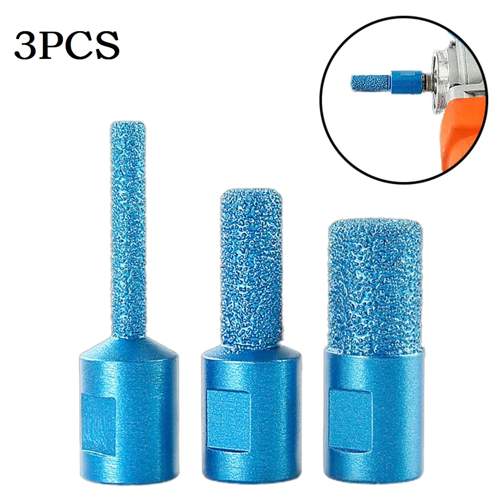 3PCS 6/10/15mm Diameter M10 Thread Vaccum Brazed Diamond Finger Bit Milling Cutter For Angle Grinder Cutting Ceramic Tile
3PCS 6/10/15mm Diameter M10 Thread Vaccum Brazed Diamond Finger Bit Milling Cutter For Angle Grinder Cutting Ceramic Tile