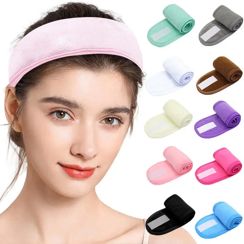 Adjustable Wide Hair Band Yoga Spa Bathing Makeup Washing Makeup Headband For Women Running Sweat Absorbing Hair Accessories
Adjustable Wide Hair Band Yoga Spa Bathing Makeup Washing Makeup Headband For Women Running Sweat Absorbing Hair Accessories