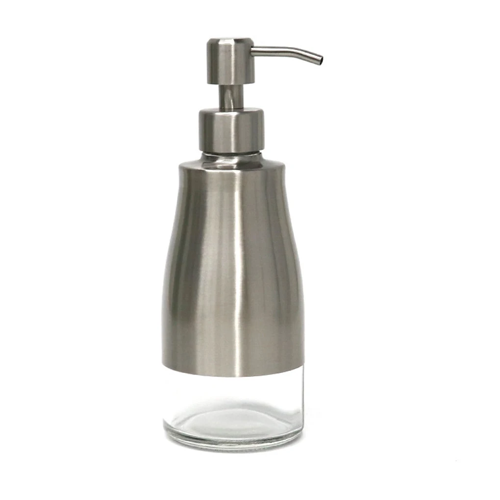 300ML Stainless Steel Foam Dispenser Thickened Glass Facilitate Cleaning Elegant Rust-proof Protection Soaps Pump
300ML Stainless Steel Foam Dispenser Thickened Glass Facilitate Cleaning Elegant Rust-proof Protection Soaps Pump