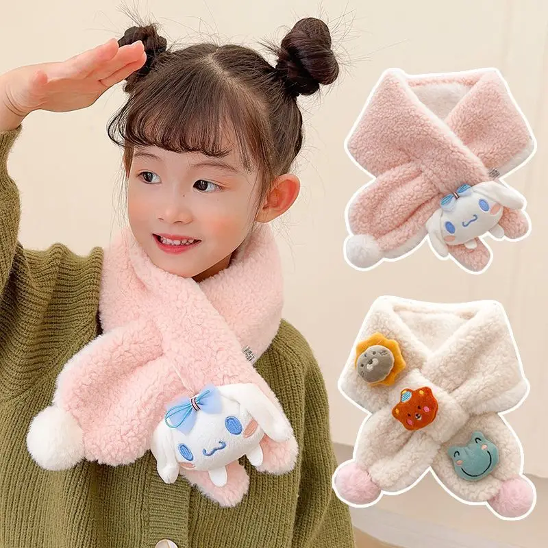 Аниме Sanrios Cinnamoroll Kuromi Детский плюшевый шарф Kawaii My Melody pompurin мультяшный теплый шарф зимняя накидка шаль подарки
Аниме Sanrios Cinnamoroll Kuromi Детский плюшевый шарф Kawaii My Melody pompurin мультяшный теплый шарф зимняя накидка шаль подарки