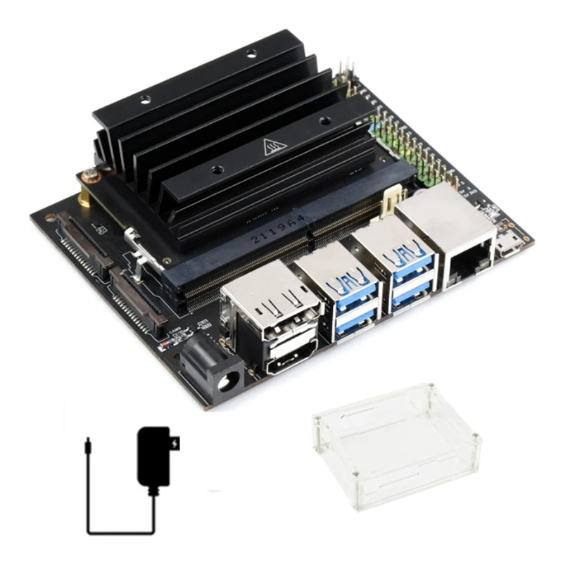 For Jetson Nano 4GB Developer Expansion Kit AI Artificial Intelligence Development Board+Acrylic Case US Plug 
For Jetson Nano 4GB Developer Expansion Kit AI Artificial Intelligence Development Board+Acrylic Case US Plug