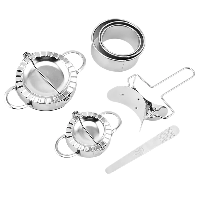 7Pcs Stainless Steel Dumpling Molds Jiaozi Maker Device Dumplings Tool Ravioli Maker Mold For Dumplings Sculpt
7Pcs Stainless Steel Dumpling Molds Jiaozi Maker Device Dumplings Tool Ravioli Maker Mold For Dumplings Sculpt