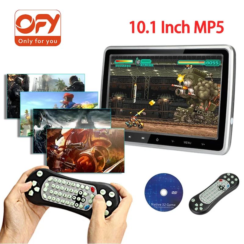 10,1 дюймовый автомобильный телефон, видеоплеер 1024x600 HD, цифровой экран, сенсорная кнопка, игровой пульт дистанционного управления, автомобильный подголовник
10,1 дюймовый автомобильный телефон, видеоплеер 1024x600 HD, цифровой экран, сенсорная кнопка, игровой пульт дистанционного управления, автомобильный подголовник