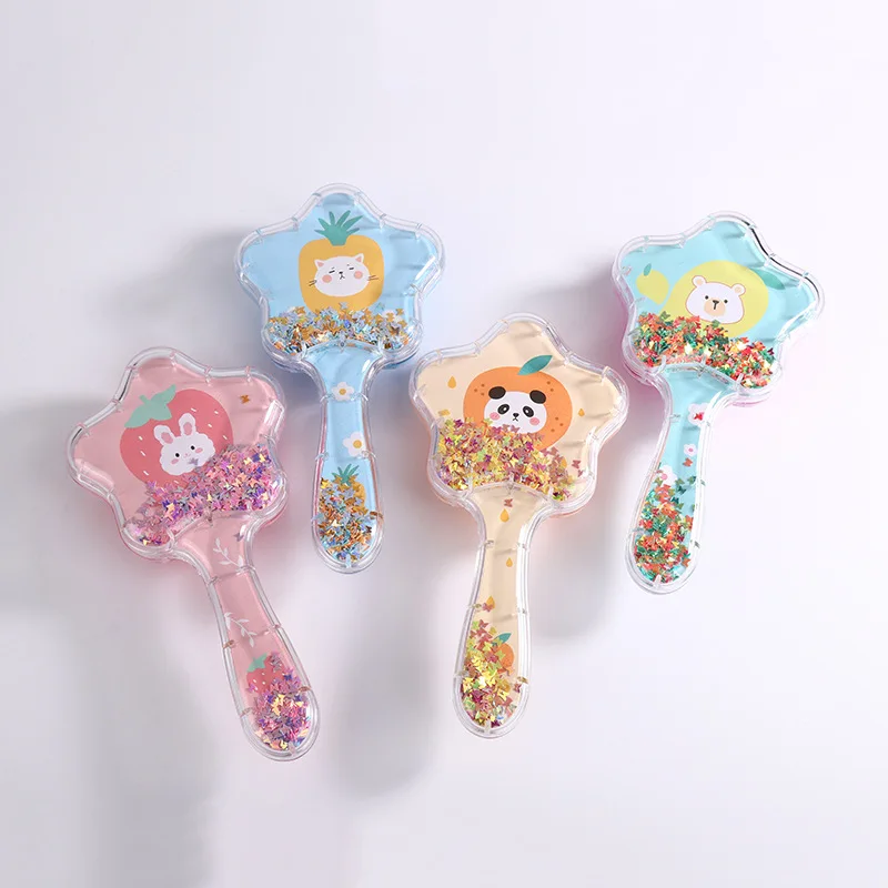 Sequins Combs Massage for Children Carry Long Hair Anti-knot Comb Quicksand Cushion Massage Comb Hair Brushes Styling Tool Women
Sequins Combs Massage for Children Carry Long Hair Anti-knot Comb Quicksand Cushion Massage Comb Hair Brushes Styling Tool Women