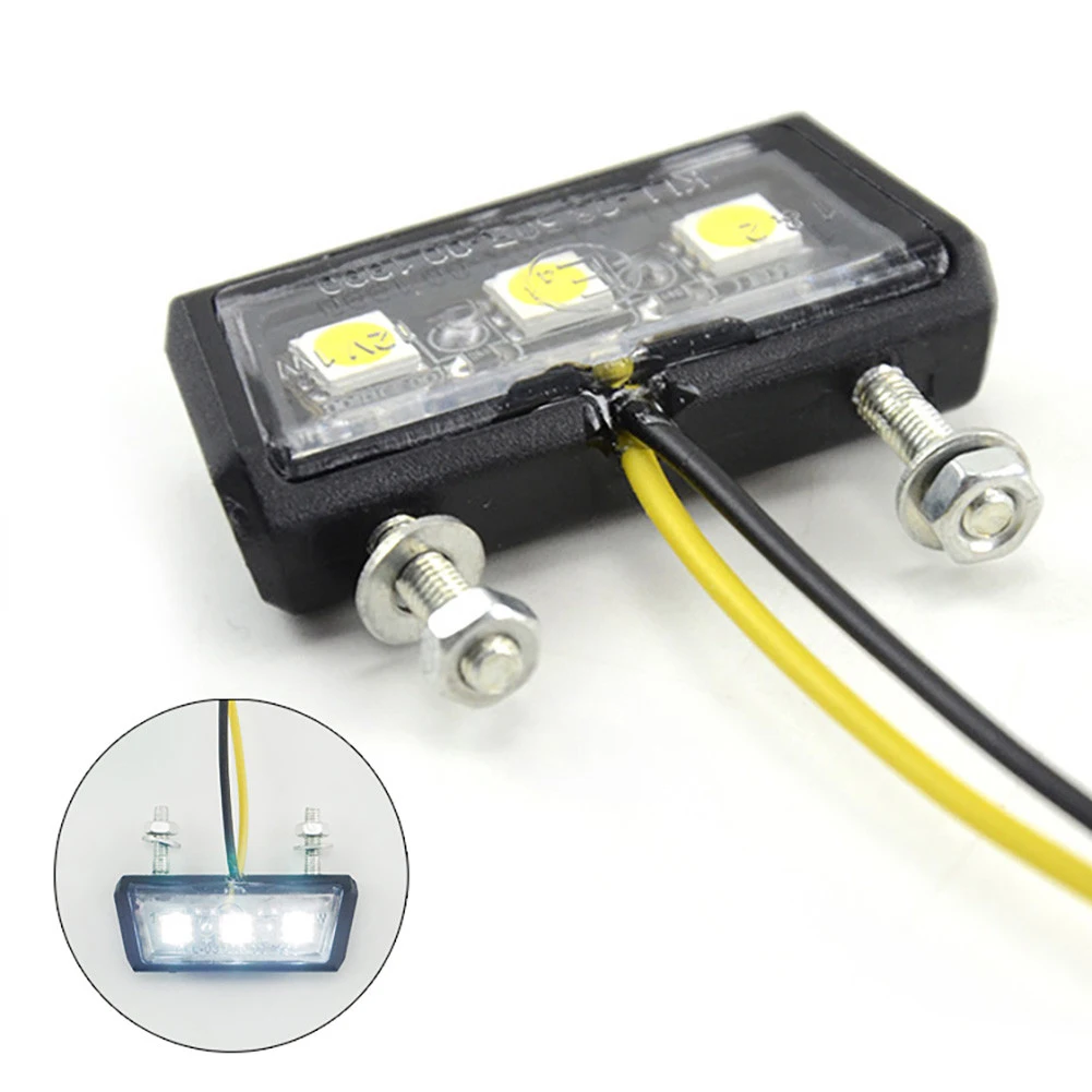 1PC Mini LED License Plate Light License Plate Lighting Motorcycle Car LED Rear Tail Number Light White LED Color Universal
1PC Mini LED License Plate Light License Plate Lighting Motorcycle Car LED Rear Tail Number Light White LED Color Universal