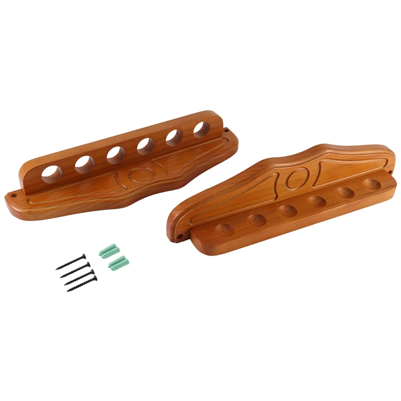 6 Holes Pool Cue Rack Wall Mounted Rack Billiard/Pool Cue Wall Rack Cue Rest Cue Stick Holder 
6 Holes Pool Cue Rack Wall Mounted Rack Billiard/Pool Cue Wall Rack Cue Rest Cue Stick Holder