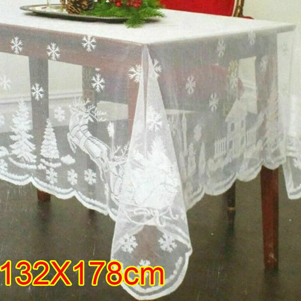 White Lace Tablecloth Dinning Lace Table Cover Embroidered Table Cloth Christmas Them Tablecloth Wedding Party Decoration
White Lace Tablecloth Dinning Lace Table Cover Embroidered Table Cloth Christmas Them Tablecloth Wedding Party Decoration