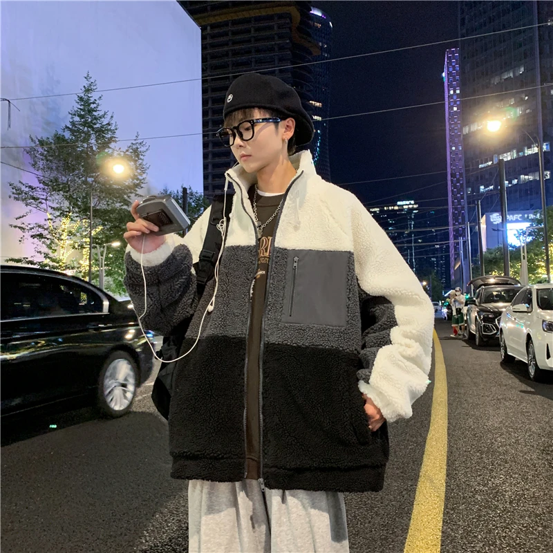 2022 Winter New Fashion Lazy Wind Casual Fleece Coat, Matching Color Warm Loose Fleece Jacket Men Clothing
2022 Winter New Fashion Lazy Wind Casual Fleece Coat, Matching Color Warm Loose Fleece Jacket Men Clothing