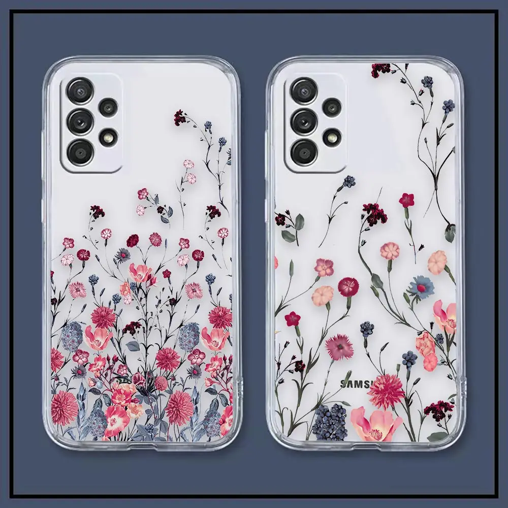 Beautiful Colorful Floral Clear Case For Samsung A73 A12 A13 A22 A33 A42 A53 5G A32 A50 A31 A71 A21S A51 A23 A10 A30 A03 Case
Beautiful Colorful Floral Clear Case For Samsung A73 A12 A13 A22 A33 A42 A53 5G A32 A50 A31 A71 A21S A51 A23 A10 A30 A03 Case