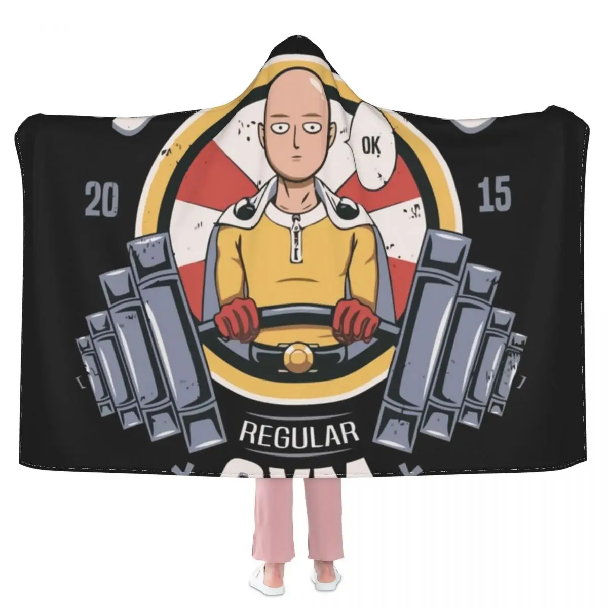 Гантели для тренажерного зала, мужское одеяло One Punch, аниме, цветное Флисовое одеяло с капюшоном, супермягкое Дешевое покрывало для дивана
Гантели для тренажерного зала, мужское одеяло One Punch, аниме, цветное Флисовое одеяло с капюшоном, супермягкое Дешевое покрывало для дивана