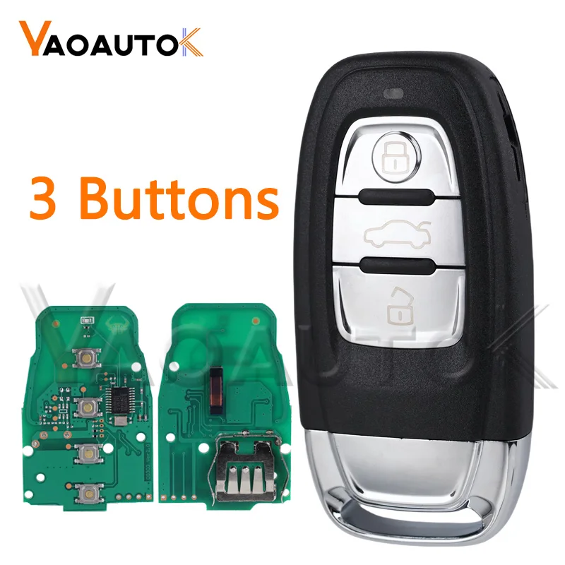 Смарт-брелок без ключа для Audi Q5 A4L A5 A6 A7 A8 RS4 RS5 S4 S5 A4 RS4 RS5 315 МГц 433 МГц 868 МГц 3/4 кнопки 8T0959754C/D/F
Смарт-брелок без ключа для Audi Q5 A4L A5 A6 A7 A8 RS4 RS5 S4 S5 A4 RS4 RS5 315 МГц 433 МГц 868 МГц 3/4 кнопки 8T0959754C/D/F