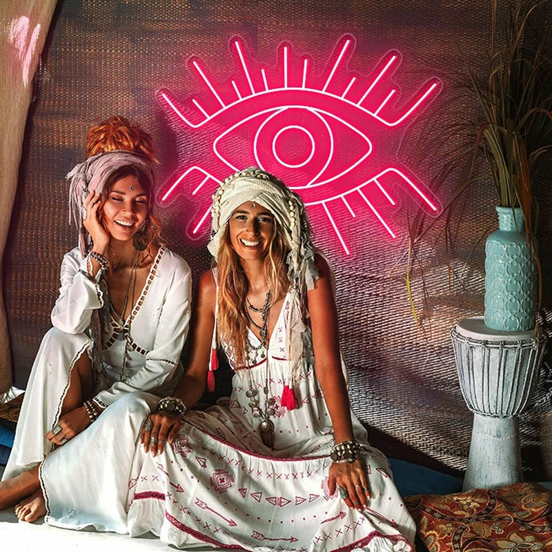 Led Evil Eye Neon Sign Creative Game Festive Party Club Home Neon Lights Bedroom Game Room Christmas Wall Decor Gift Night Lamp
Led Evil Eye Neon Sign Creative Game Festive Party Club Home Neon Lights Bedroom Game Room Christmas Wall Decor Gift Night Lamp