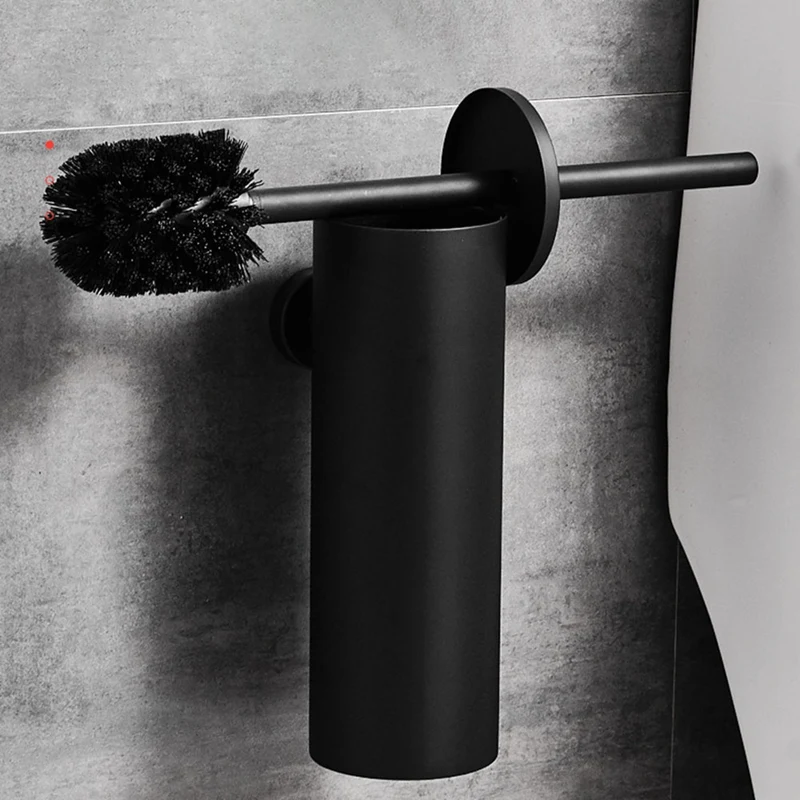 Toilet Brush 304 Stainless Steel Black Cylindrical Brushed Vertical Wall-Mounted
Toilet Brush 304 Stainless Steel Black Cylindrical Brushed Vertical Wall-Mounted