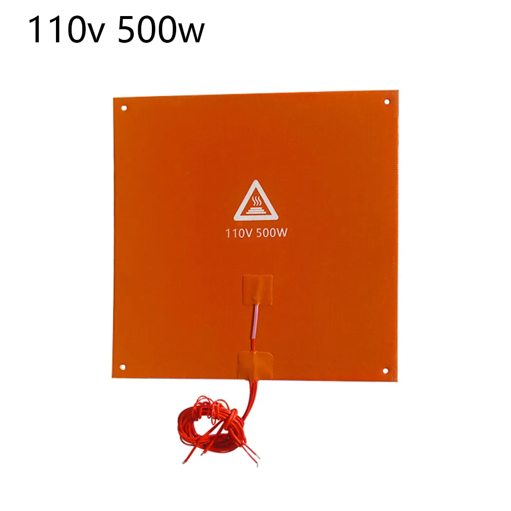 110V 250mmx250mm Silicone Heating Pad Heater 250mmx250mm For 3d Printer Heat Bed Flexible Waterproof 3D Printer
110V 250mmx250mm Silicone Heating Pad Heater 250mmx250mm For 3d Printer Heat Bed Flexible Waterproof 3D Printer