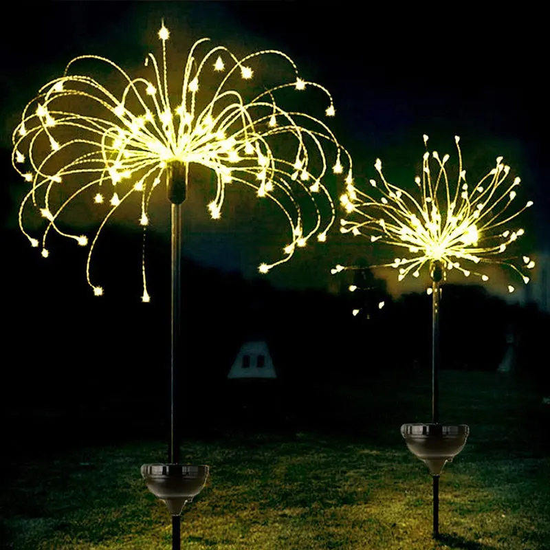 LED Solar Fireworks Lights 8 Modes Solar Dandelion Lamp Waterproof Outdoors Lawn Fairy Light for Christmas Yard Garden Decora
LED Solar Fireworks Lights 8 Modes Solar Dandelion Lamp Waterproof Outdoors Lawn Fairy Light for Christmas Yard Garden Decora