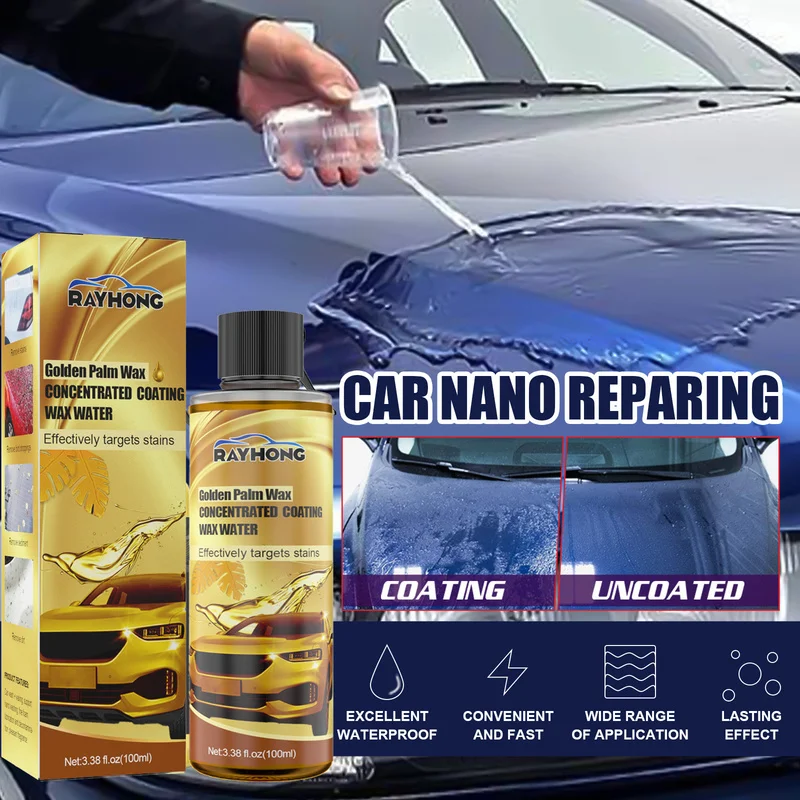3-in-1 Golden Carnauba Car Wash Wax Car Paint Care 100ml Polishing Paste Hydrophobic Quick Coat Wax Car Care Kit Dropshipping
3-in-1 Golden Carnauba Car Wash Wax Car Paint Care 100ml Polishing Paste Hydrophobic Quick Coat Wax Car Care Kit Dropshipping
