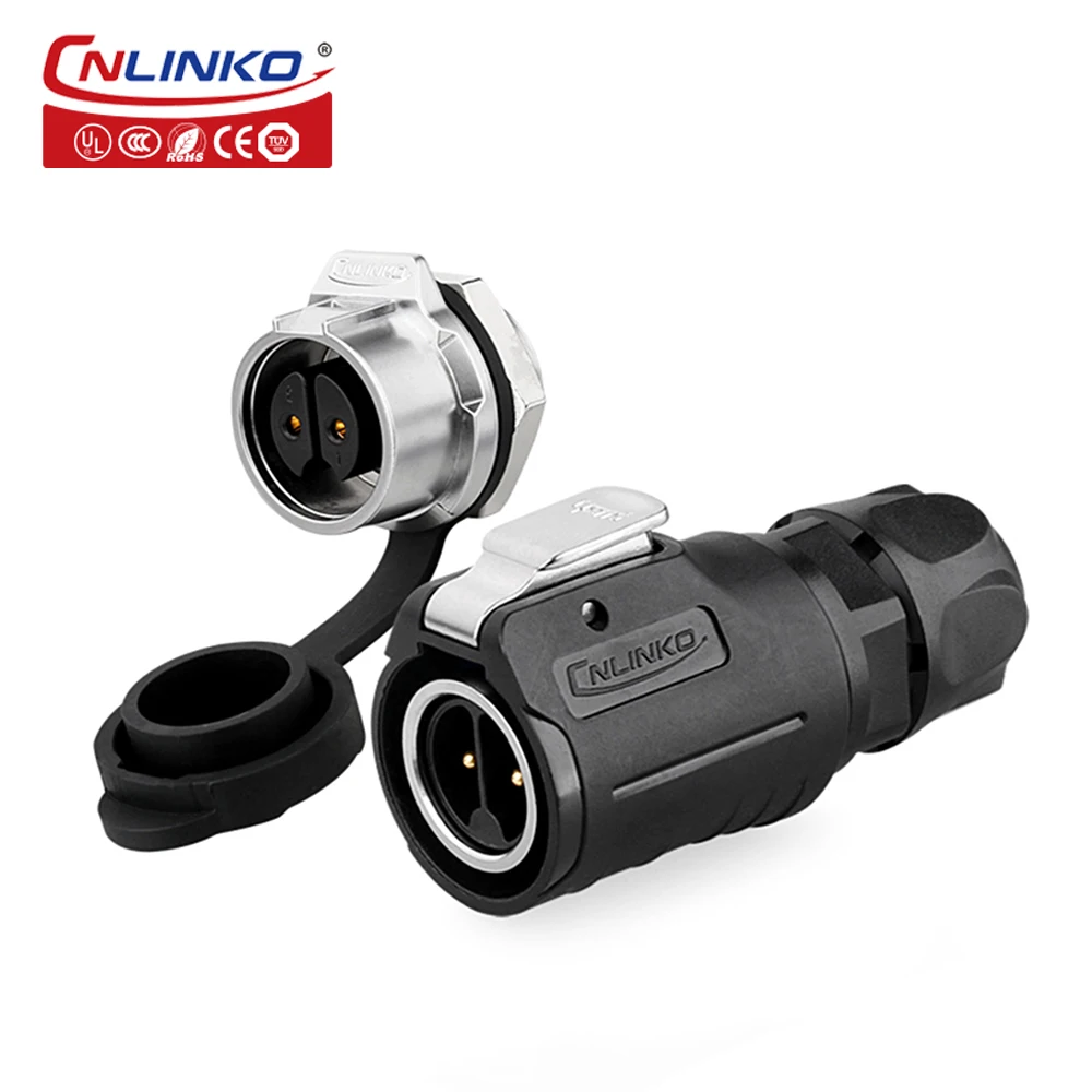 CNLINKO Manufacturer M16 Series 2Pin Panel Mount/Cable Connector Circular Quick Easy Install Electricity Waterproof Connector AC
CNLINKO Manufacturer M16 Series 2Pin Panel Mount/Cable Connector Circular Quick Easy Install Electricity Waterproof Connector AC