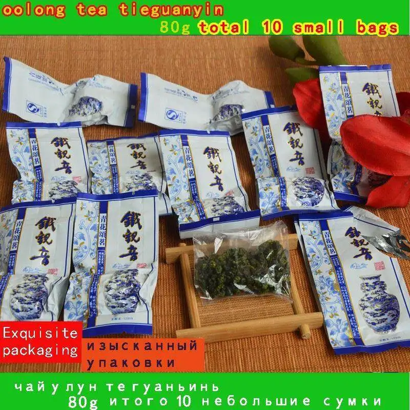 

2022 Китайский чай Tieguanyin Superior Tie Guan Yin органический зеленый чай Oolong чай для похудения 100 г чайный горшок