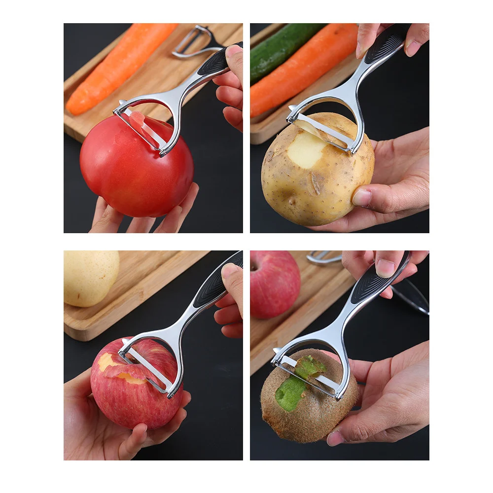 Stainless Steel Peeling Knife Potato Peeler Home Fruit and Vegetable Scraper Peeler Kitchen Multifunctional Fruit Knife God
Stainless Steel Peeling Knife Potato Peeler Home Fruit and Vegetable Scraper Peeler Kitchen Multifunctional Fruit Knife God