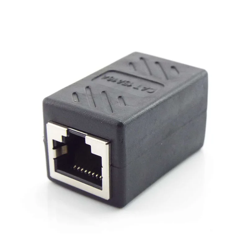 Соединитель RJ45 для кабеля Ethernet, разъем локальной сети, встроенный Cat7/Cat6/Cat5e, Сетевой удлинитель кабеля, адаптер «Мама-мама», Экранированный 8P8C
Соединитель RJ45 для кабеля Ethernet, разъем локальной сети, встроенный Cat7/Cat6/Cat5e, Сетевой удлинитель кабеля, адаптер «Мама-мама», Экранированный 8P8C