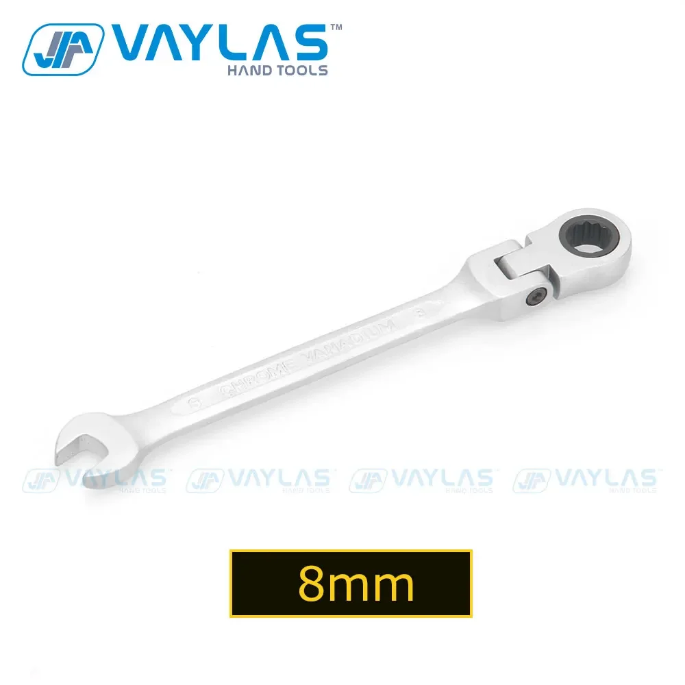 8 мм матовый полированный комбинированный ключ с гибкой головкой 72T трещотка и открытый конец гаечный ключ с высоким крутящим моментом ремонт ручной инструмент
8 мм матовый полированный комбинированный ключ с гибкой головкой 72T трещотка и открытый конец гаечный ключ с высоким крутящим моментом ремонт ручной инструмент