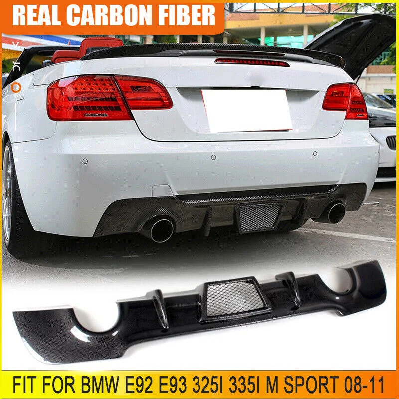 Carbon Fiber Rear Bumper Diffuser Lip For BMW E92 E93 325i 335i M Sport 2008-11
Carbon Fiber Rear Bumper Diffuser Lip For BMW E92 E93 325i 335i M Sport 2008-11