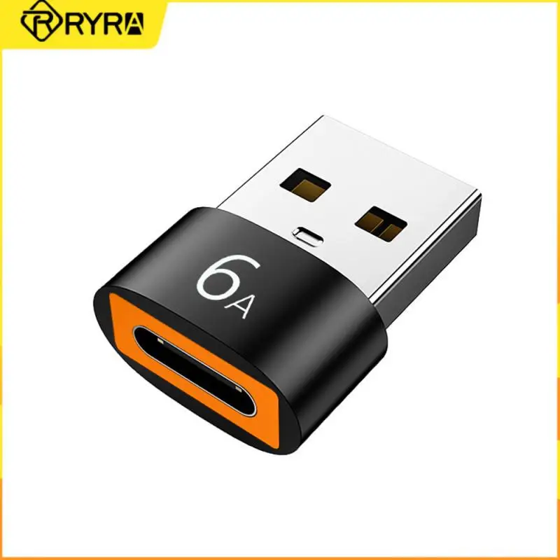 Адаптер RYRA 6A с портом Type-C на USB, поддерживает зарядку и передачу, подходит для компьютеров/мобильных телефонов/зарядных головок/расширитель ... 
Адаптер RYRA 6A с портом Type-C на USB, поддерживает зарядку и передачу, подходит для компьютеров/мобильных телефонов/зарядных головок/расширитель ...