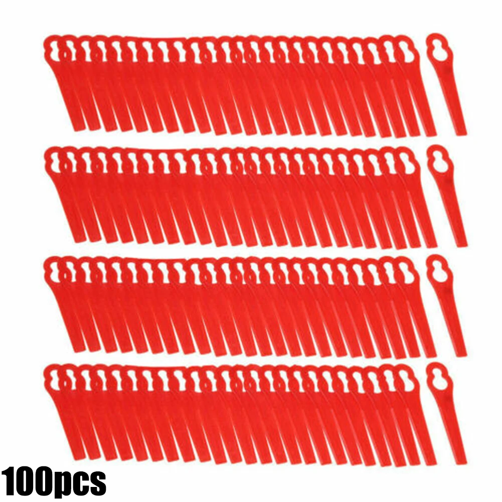 100Pcs Trimmer Blades Replacement Grass Trimmer Plastic Blade Sensitive Secure For Kuller Bosh For Garden Trimmers Lawn Mower
100Pcs Trimmer Blades Replacement Grass Trimmer Plastic Blade Sensitive Secure For Kuller Bosh For Garden Trimmers Lawn Mower