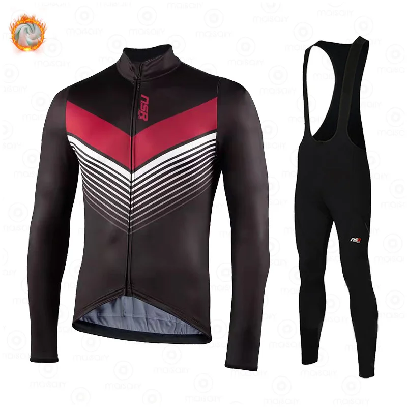 2022 New NSR Warm Winter Thermal Fleece Cycling Clothing Suit Outdoor Riding Bike MTB Clothing Bib Pants Cycling Jersey Set
2022 New NSR Warm Winter Thermal Fleece Cycling Clothing Suit Outdoor Riding Bike MTB Clothing Bib Pants Cycling Jersey Set