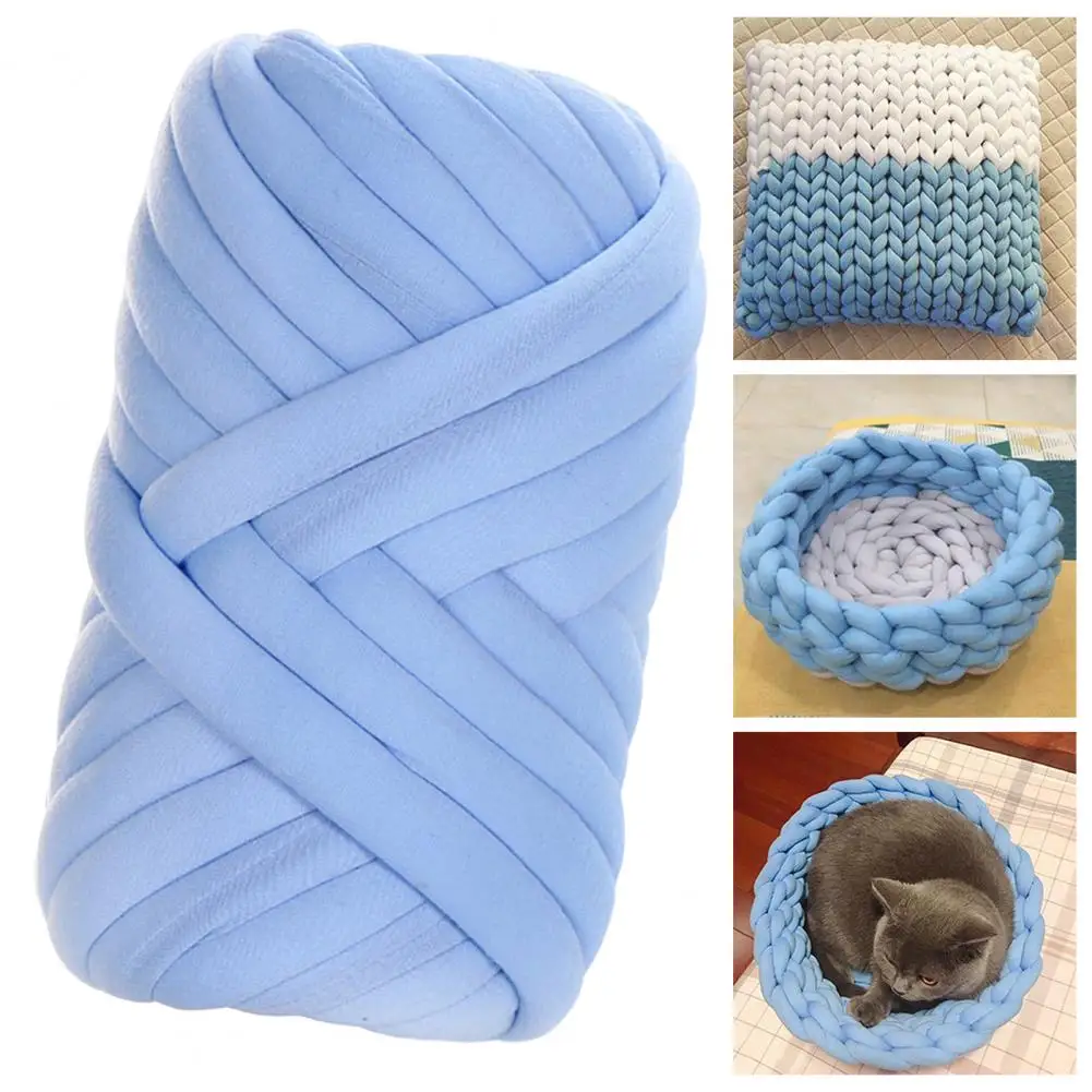 

Crochet Yarn Comfortable Lightweight Hand Knitting Crocheting DIY Coarse Yarn Hand Knitting Yarn Knitting Yarn 1 Roll