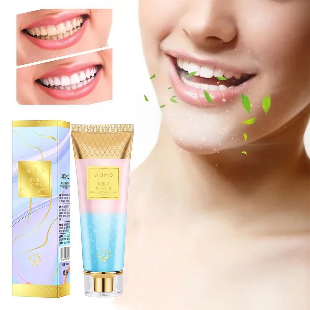 NEW 100g Nicotinamide Bright White Anti-Sensitive Toothpaste Breath Stains Remove Teeth Fresh Toothpaste Care Whitening Pla U0Z8
NEW 100g Nicotinamide Bright White Anti-Sensitive Toothpaste Breath Stains Remove Teeth Fresh Toothpaste Care Whitening Pla U0Z8