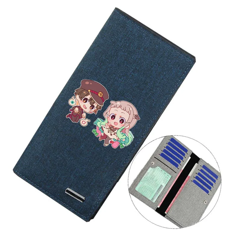 Teenagers Canvas Cartoon Long wallet Money Cards Bags Kids Coin Bag Short Purse for anime Toilet-Bound Hanako kun Canvas wallet
Teenagers Canvas Cartoon Long wallet Money Cards Bags Kids Coin Bag Short Purse for anime Toilet-Bound Hanako kun Canvas wallet