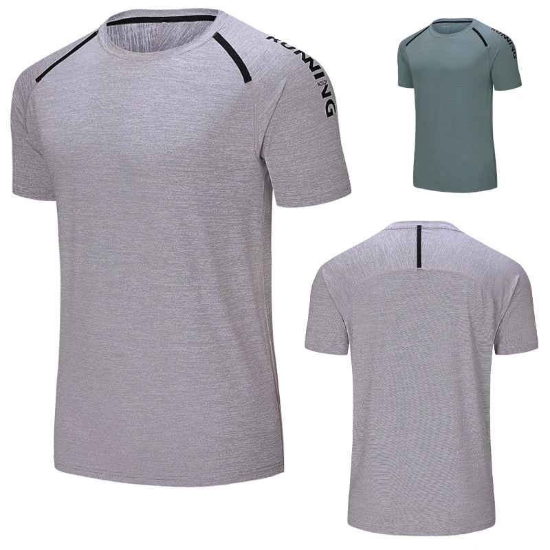 Gym Muscle Fitness Shirt New Brand Men Outdoor Training Running Fashion Polyester Short Sleeves Exercise Summer Bodybuilding Tee
Gym Muscle Fitness Shirt New Brand Men Outdoor Training Running Fashion Polyester Short Sleeves Exercise Summer Bodybuilding Tee