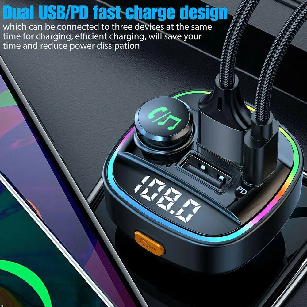 FM-трансмиттер автомобильный с поддержкой Bluetooth 5,0, 20 Вт, USB
FM-трансмиттер автомобильный с поддержкой Bluetooth 5,0, 20 Вт, USB